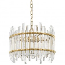 Φωτιστικό Κρεμαστό 6xG9 230V Χρυσαφί με Κρύσταλλα ALEXANDRIA